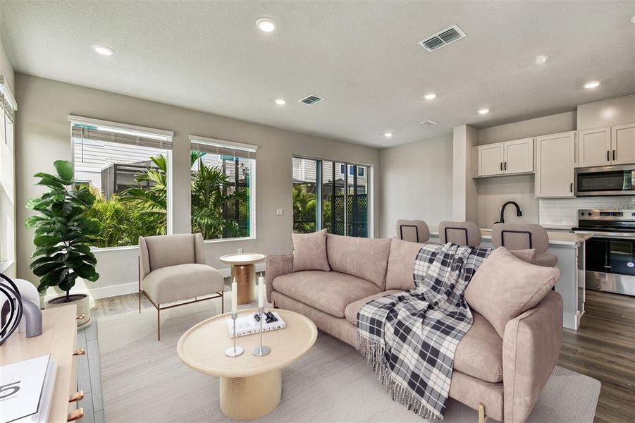 Furnished interior view inside a new home in , Parrish (Image 19). Furnished interior view inside a new home in , Parrish (Image 19).