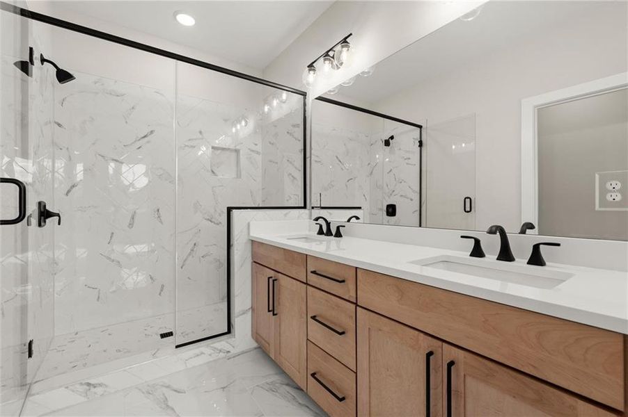 Furnished interior view inside a new home in , Alpharetta (Image 8).