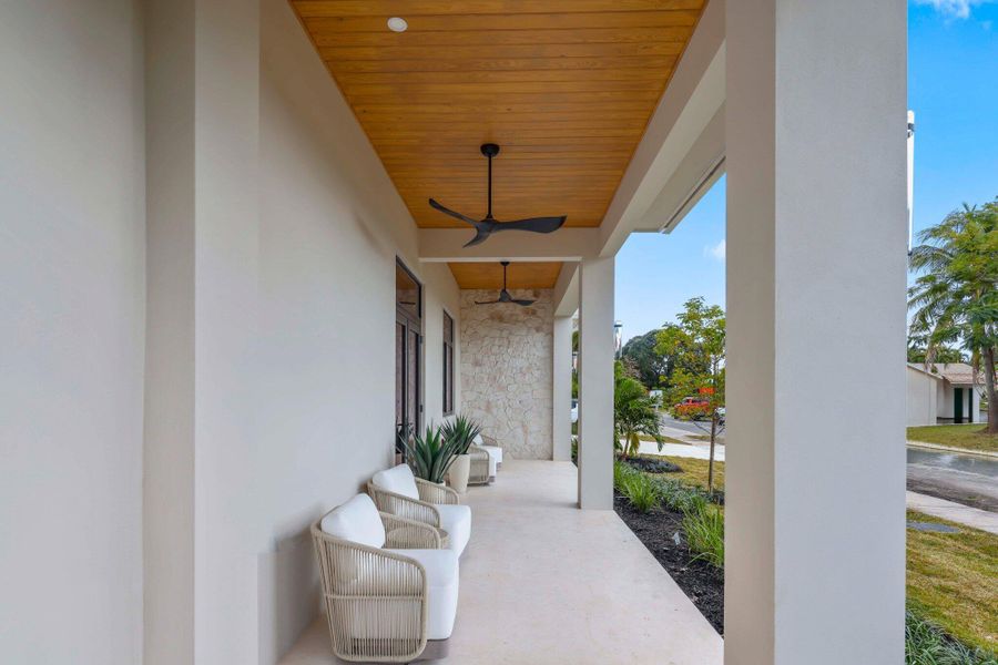 Furnished interior view inside a new home in , Delray Beach (Image 14). Furnished interior view inside a new home in , Delray Beach (Image 14).