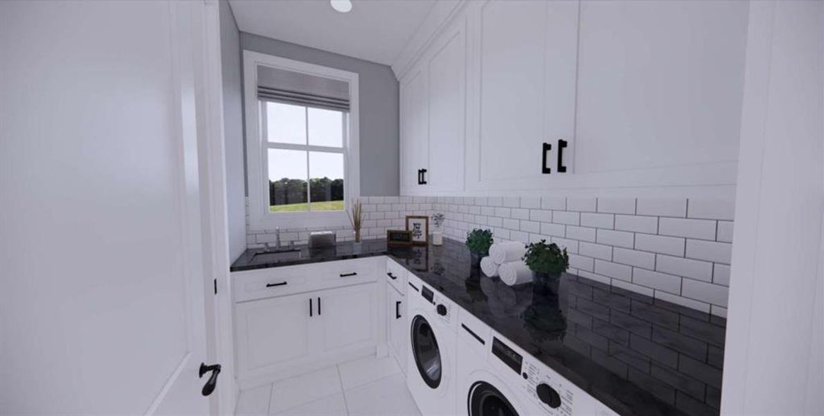 Furnished interior view inside a new home in , Carrollton (Image 29).