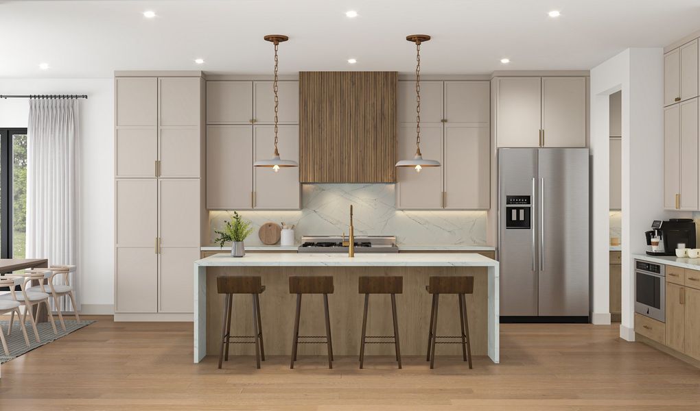 Furnished interior view inside a new home in , Houston (Image 3).