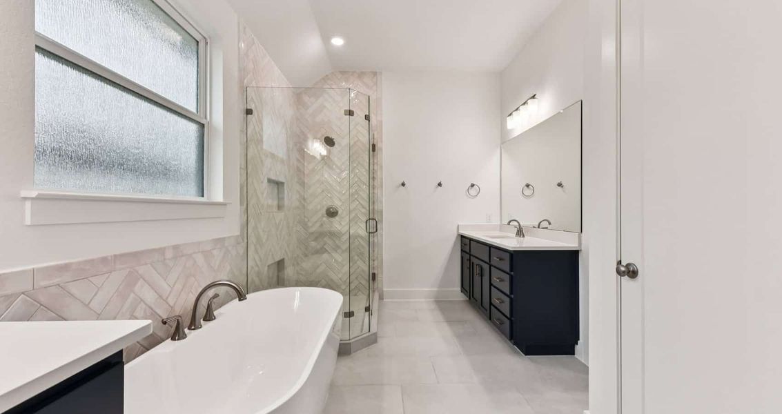 Furnished interior view inside a new home in Sweetwater, Austin (Image 10).