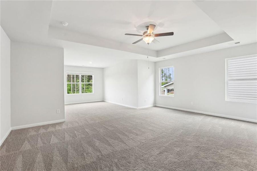 Spacious, unfurnished interior of a new home in The Hills at Cedar Creek, Winder (Image 16).