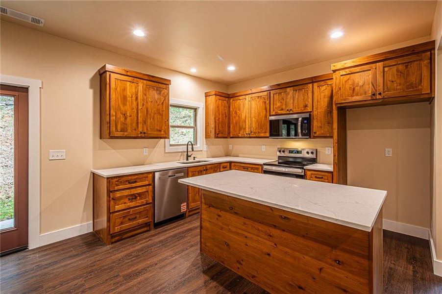 Furnished interior view inside a new home in , Dahlonega (Image 8).