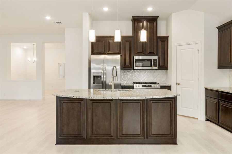 Furnished interior view inside a new home in Hampton Park, Glenn Heights (Image 18). Furnished interior view inside a new home in Hampton Park, Glenn Heights (Image 18).