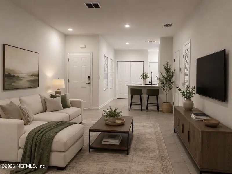 Furnished interior view inside a new home in , St. Augustine (Image 4).