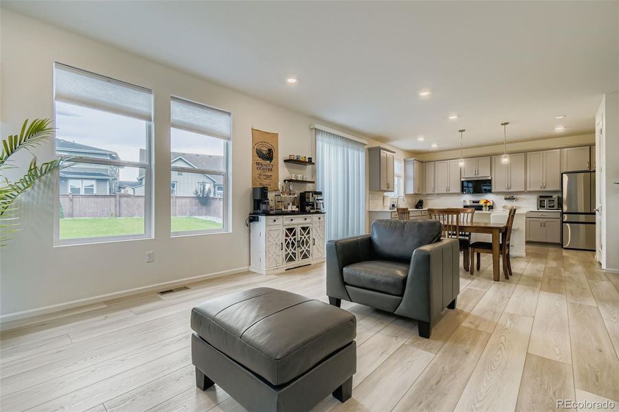 Open concept living!