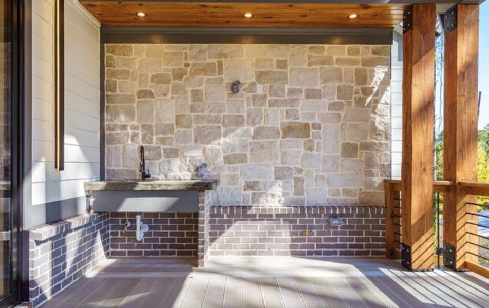 Exterior details and patio area of a home in , Cumming (Image 38).