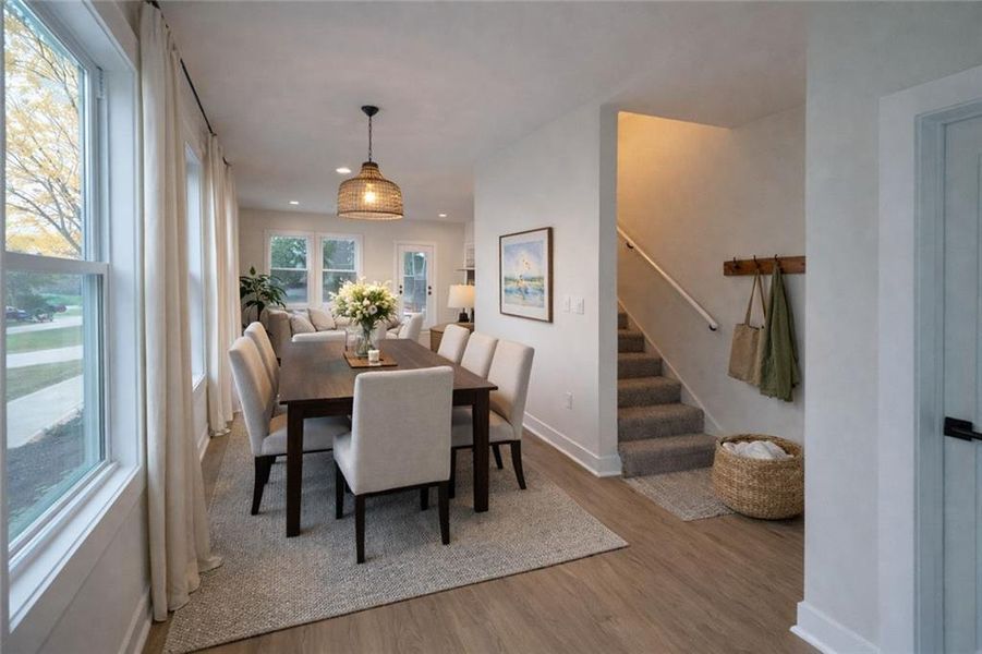 Furnished interior view inside a new home in , Decatur (Image 15).