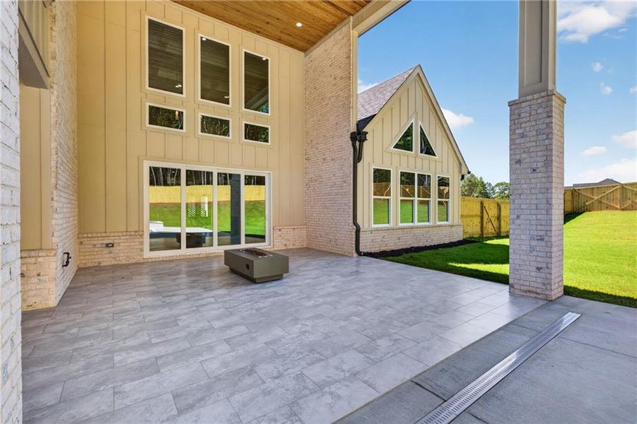 Exterior details and patio area of a home in , Dacula (Image 39).