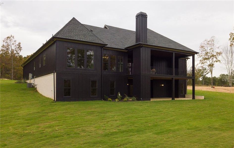 Front exterior of a new home in , Taylorsville, GA, highlighting curb appeal (Image 33). Front exterior of a new home in , Taylorsville, GA, highlighting curb appeal (Image 33).