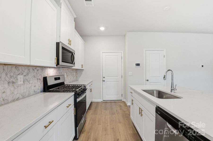 Furnished interior view inside a new home in , York (Image 5). Furnished interior view inside a new home in , York (Image 5).