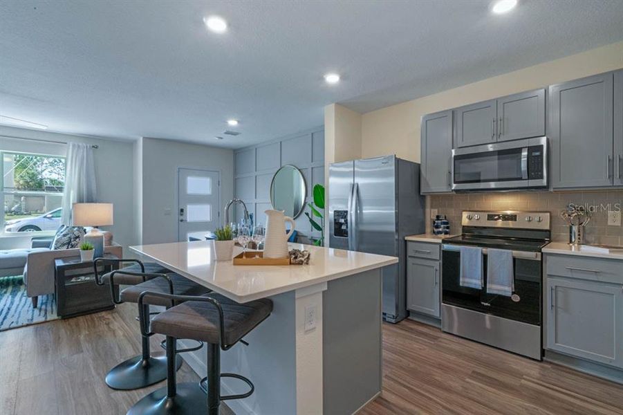 Furnished interior view inside a new home in , St. Cloud (Image 9). Furnished interior view inside a new home in , St. Cloud (Image 9).