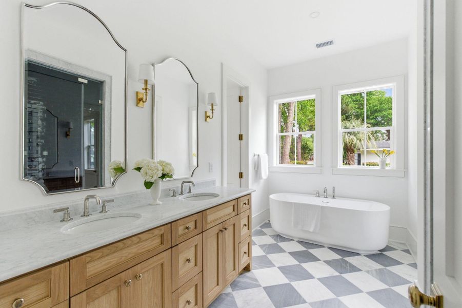 Furnished interior view inside a new home in , Mount Pleasant (Image 12).
