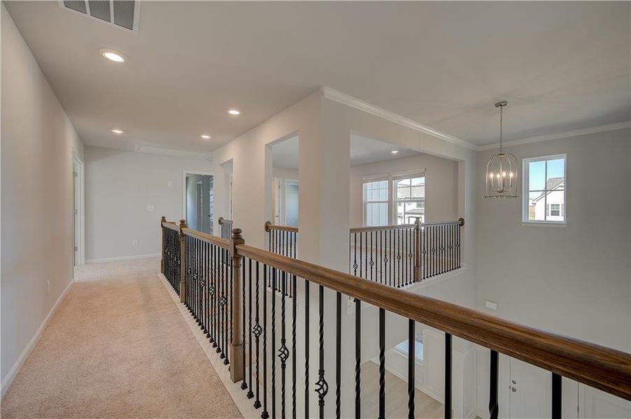 Spacious, unfurnished interior of a new home in Grandview at Millers Mill, Stockbridge (Image 32). Spacious, unfurnished interior of a new home in Grandview at Millers Mill, Stockbridge (Image 32).