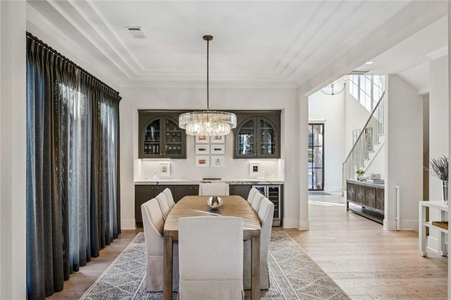 Furnished interior view inside a new home in , Brookhaven (Image 9).