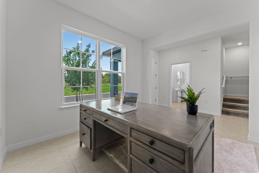 Furnished interior view inside a new home in Eden Crest, Apopka (Image 8).