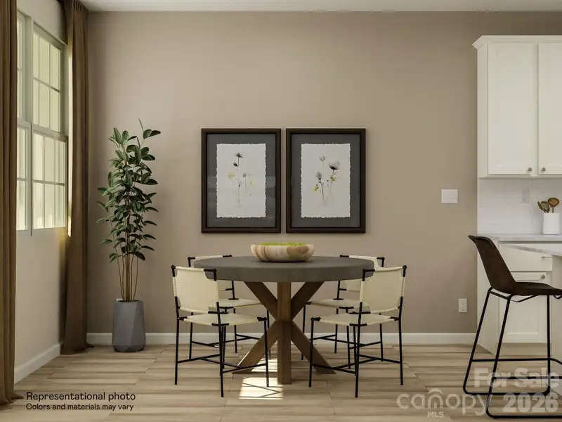 Furnished interior view inside a new home in Redhawk, Belmont (Image 16).