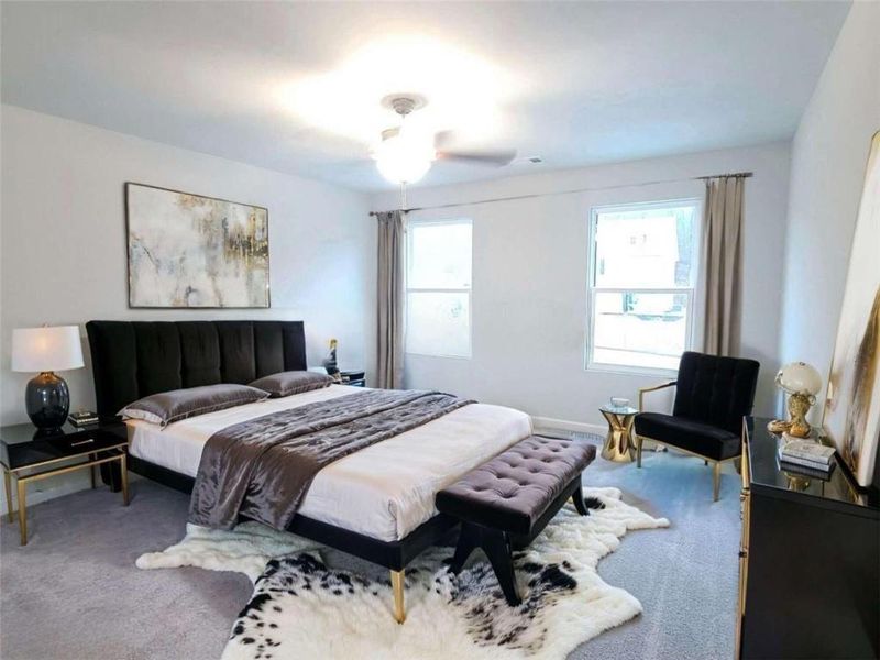 Furnished interior view inside a new home in , Dallas (Image 9).