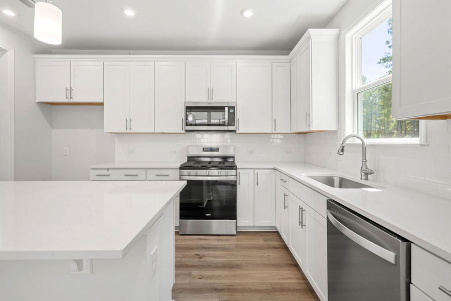 Kitchen with Oversized Island