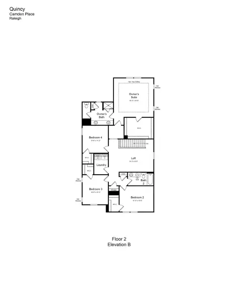2D floor plan layout of this home in Camden, Angier, NC (Image 21). 2D floor plan layout of this home in Camden, Angier, NC (Image 21).
