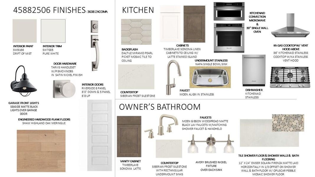Sample of building materials used in homes in , Mount Pleasant (Image 50).