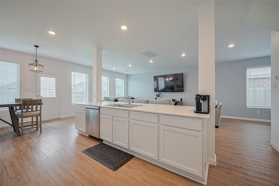 Furnished interior view inside a new home in Tavola: Gulf Coast Collection, New Caney (Image 19). Furnished interior view inside a new home in Tavola: Gulf Coast Collection, New Caney (Image 19).