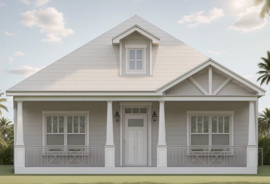 2D floor plan layout of this home in The Sanctuary at Sunset Beach, Sunset Beach, NC (Image 16).