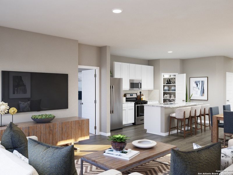 Furnished interior view inside a new home in Applewhite Meadows, San Antonio (Image 16).