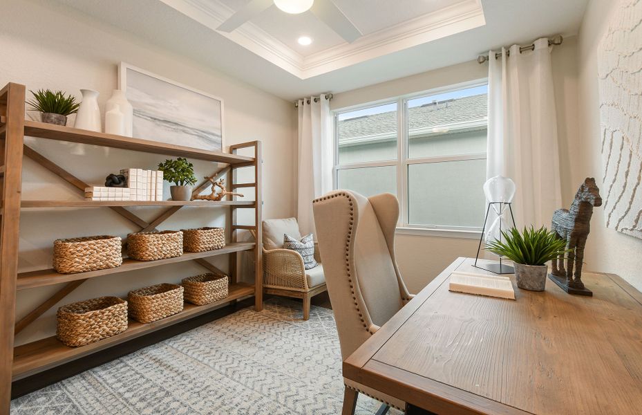 Representative furnished interior of a home built from the Prosperity by Pulte Homes in Tohoqua Reserve, Kissimmee (Image 10).
