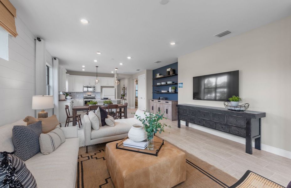 Furnished interior view inside a new home in Costa Pointe, Vero Beach (Image 13).