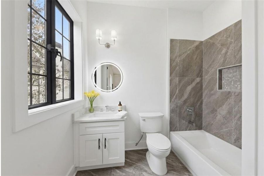 Furnished interior view inside a new home in , Brookhaven (Image 6).