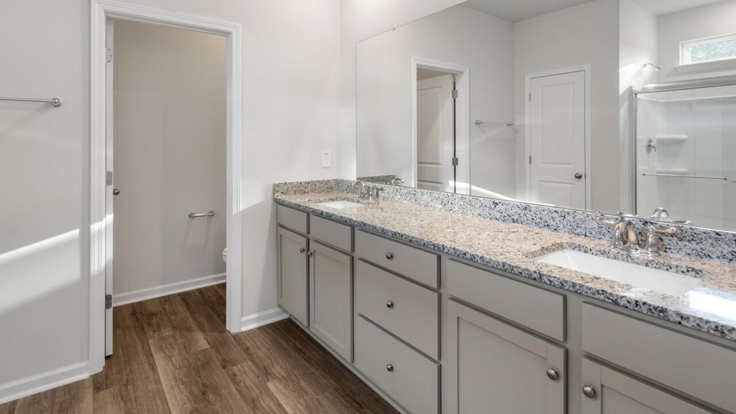 Representative furnished interior of a home built from the LITCHFIELD by D.R. Horton in Cedar Hill Landing, Navassa (Image 11).