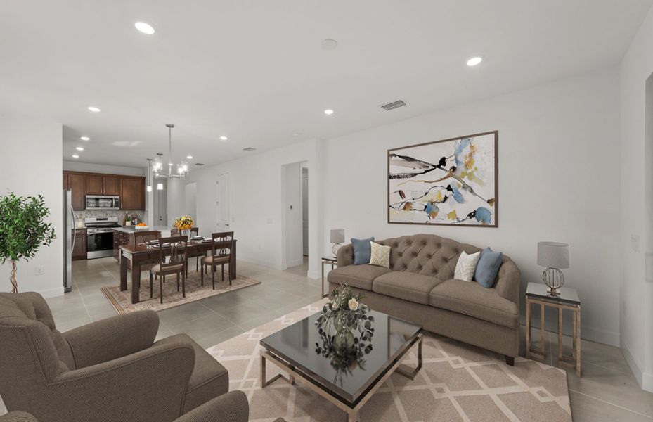 Furnished interior view inside a new home in Del Webb Catalina, Lakewood Ranch (Image 11).