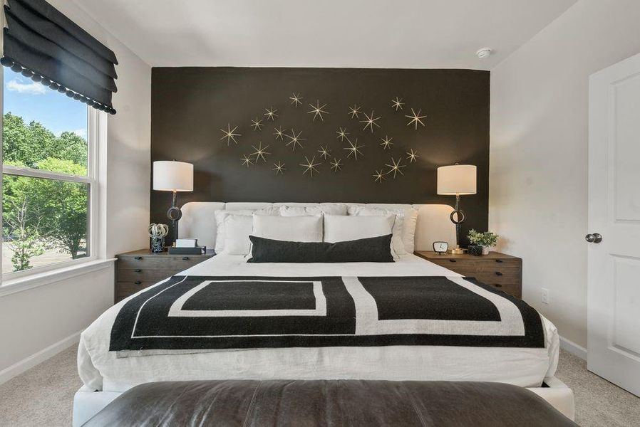 Furnished interior view inside a new home in Alder Creek, Cumming (Image 26).