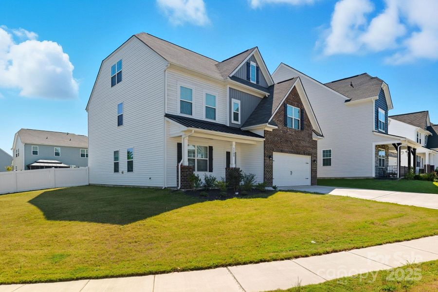 Front exterior of a new home in Walnut Creek: Enclave, Lancaster, SC, highlighting curb appeal (Image 2).
