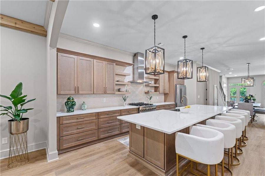 Furnished interior view inside a new home in , Atlanta (Image 15).