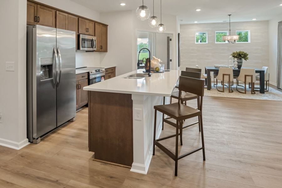 Furnished interior view inside a new home in The Oaks, Clarksville (Image 39).