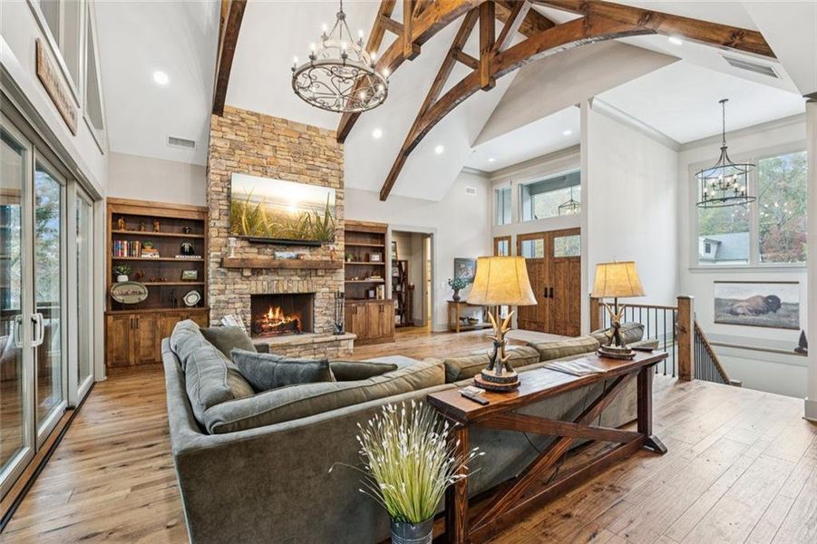 Furnished interior view inside a new home in , Dahlonega (Image 8).