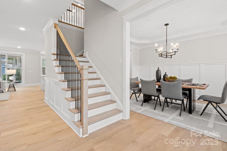 Furnished interior view inside a new home in , Charlotte (Image 8).