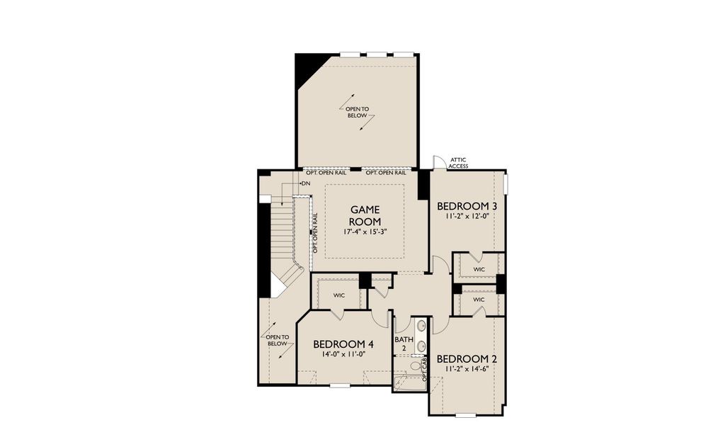 2D floor plan layout for the Barnett by Ashton Woods in Megan's Landing, Castroville, TX (Image 6). 2D floor plan layout for the Barnett by Ashton Woods in Megan's Landing, Castroville, TX (Image 6).