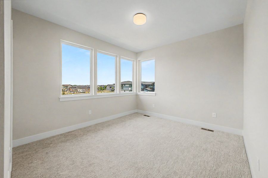Spacious, unfurnished interior of a new home in West Grange, Longmont (Image 35). Spacious, unfurnished interior of a new home in West Grange, Longmont (Image 35).