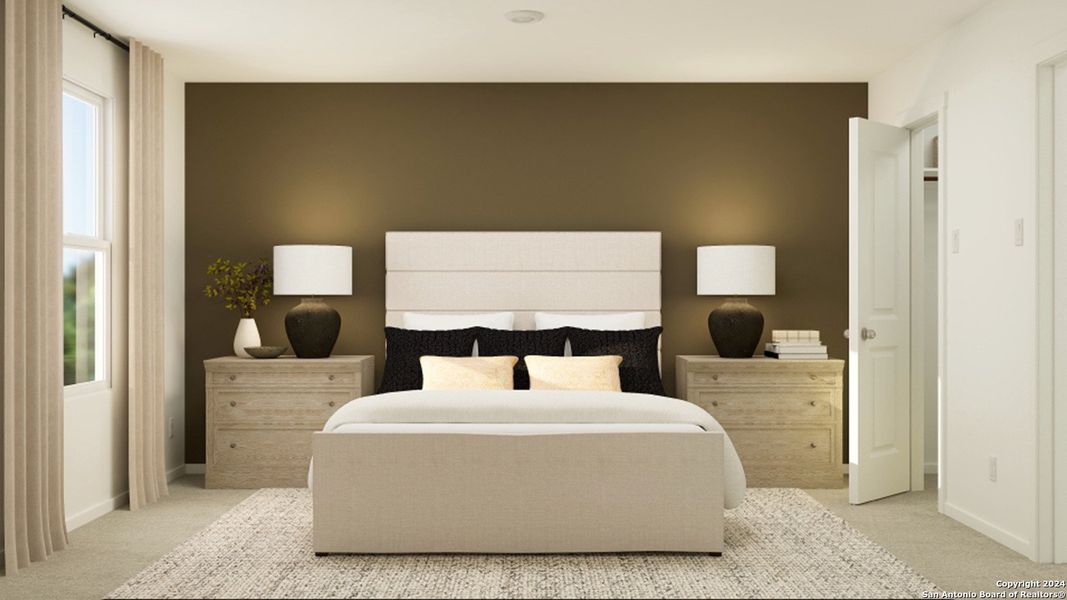 Furnished interior view inside a new home in Navarro Ranch, Seguin (Image 3).