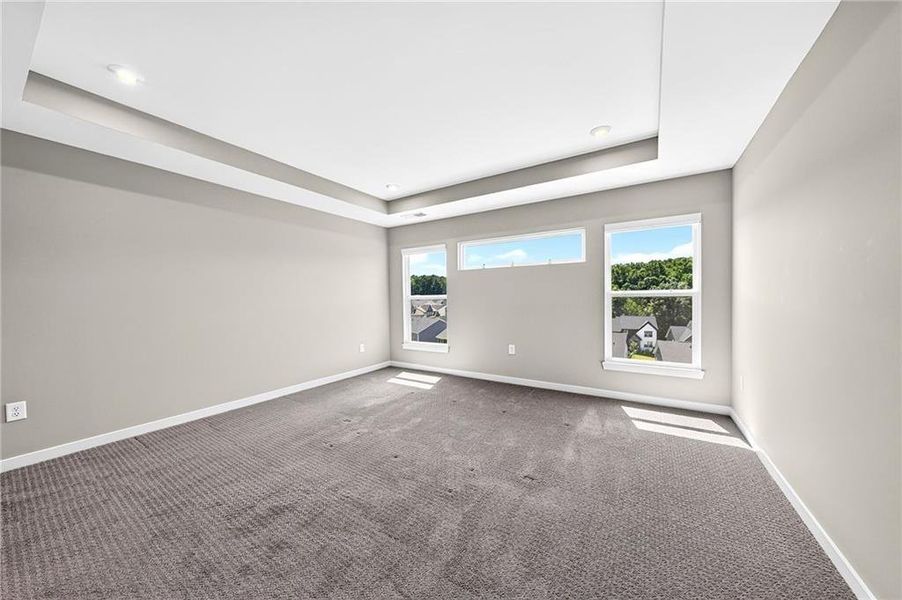Spacious, unfurnished interior of a new home in The Reserve At Liberty Park, Braselton (Image 49).