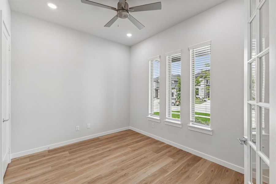 Home Office in the Matisse home plan by Trophy Signature Homes – REPRESENTATIVE PHOTO