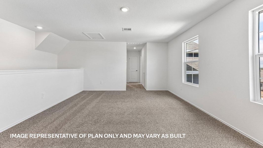 Representative unfurnished interior of a home built from the The Ozark by D.R. Horton in Durango, Mustang Ridge (Image 49).