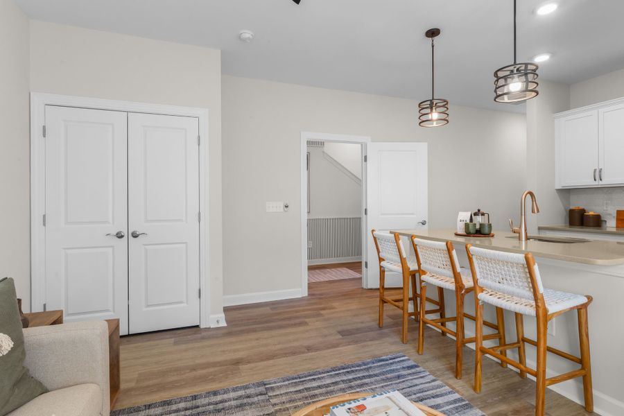 Representative furnished interior of a home built from the The Seashore by Chesapeake Homes in Coastal Club of the Carolinas, Calabash (Image 29).