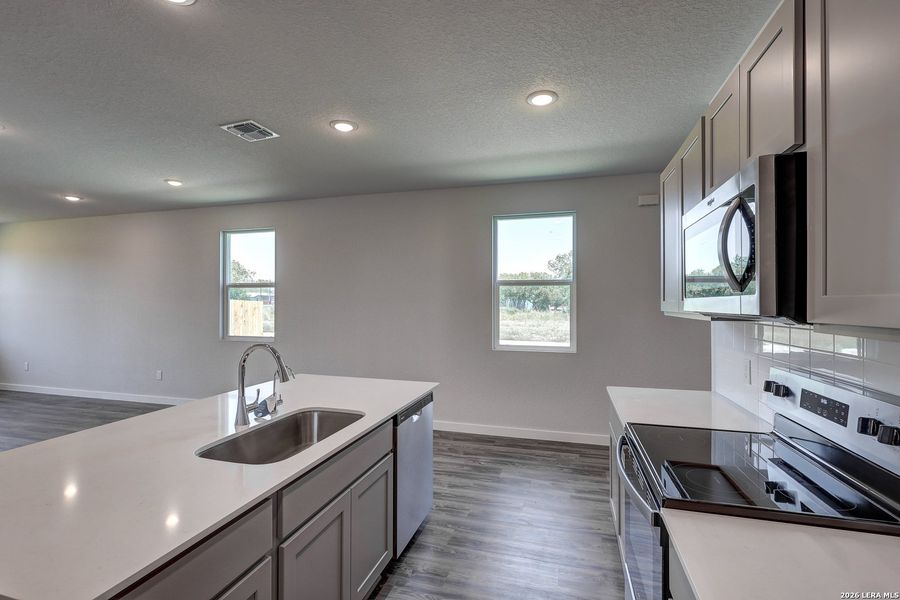 Furnished interior view inside a new home in Park Place, New Braunfels (Image 3).
