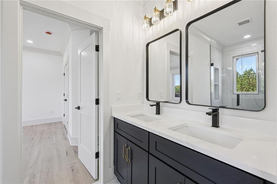 Furnished interior view inside a new home in , Dacula (Image 8).