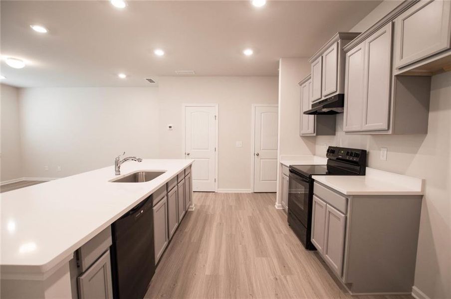 Furnished interior view inside a new home in , Canton (Image 9).